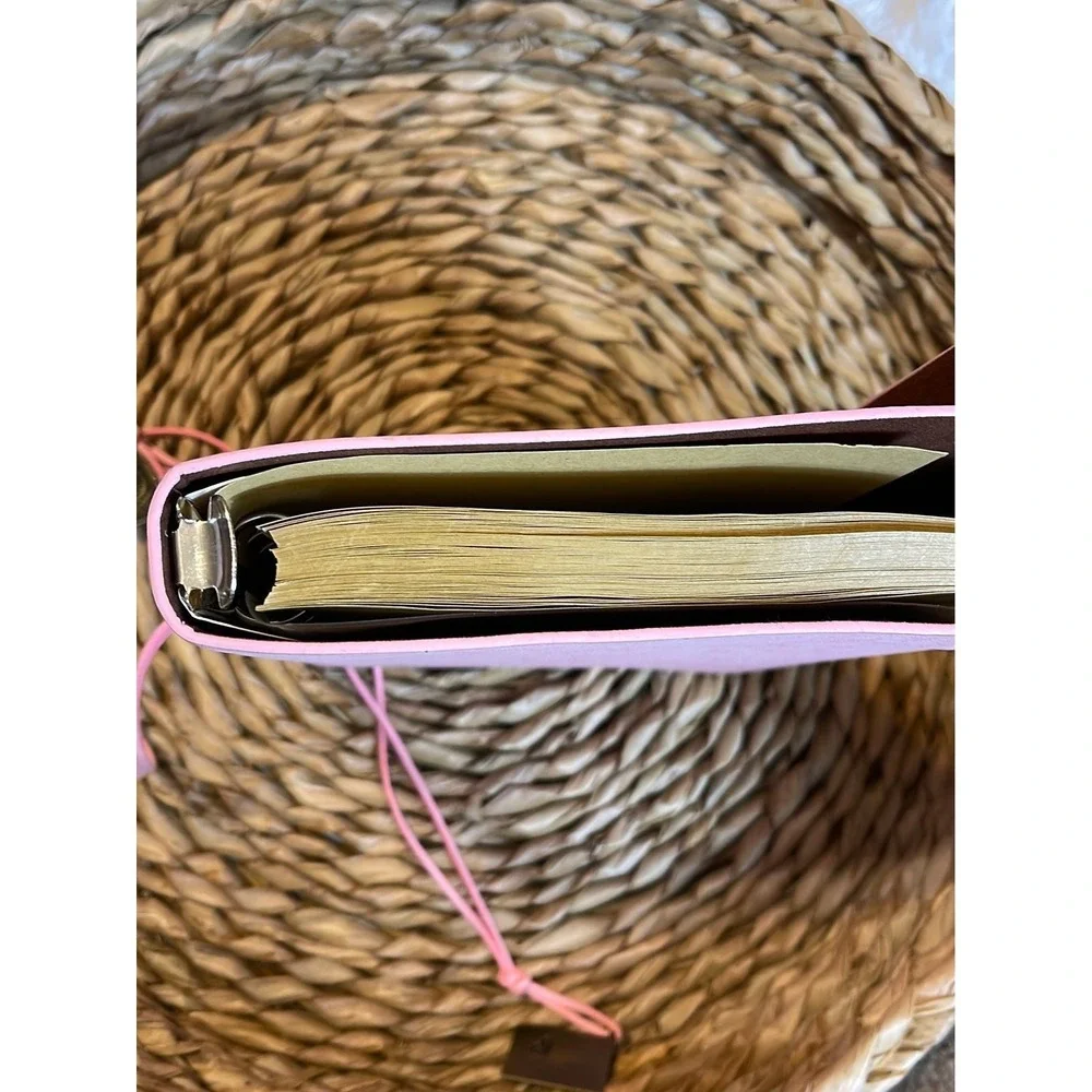 Junk Journal Book Vintage Style‎ Leather Binder Book